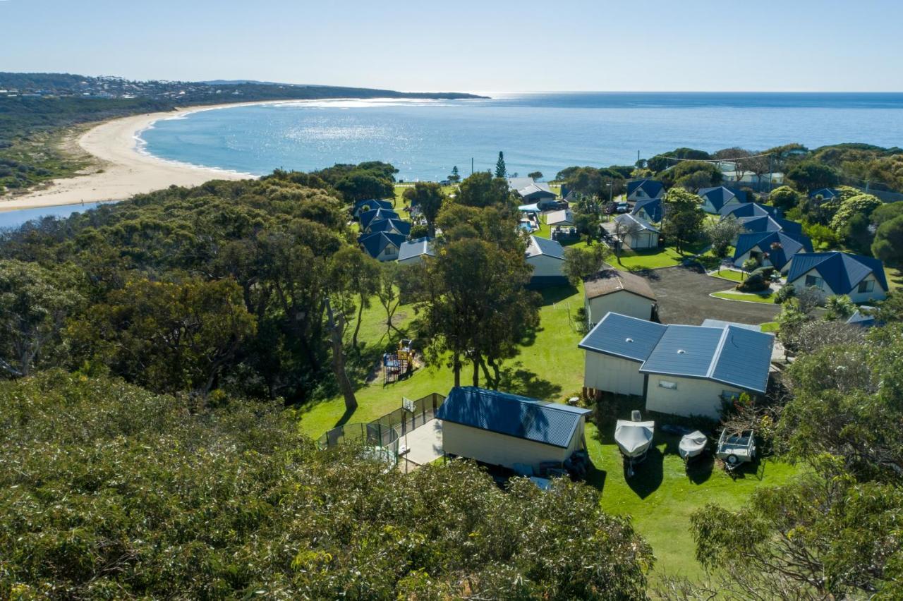 Beach Cabins Merimbula Exteriör bild