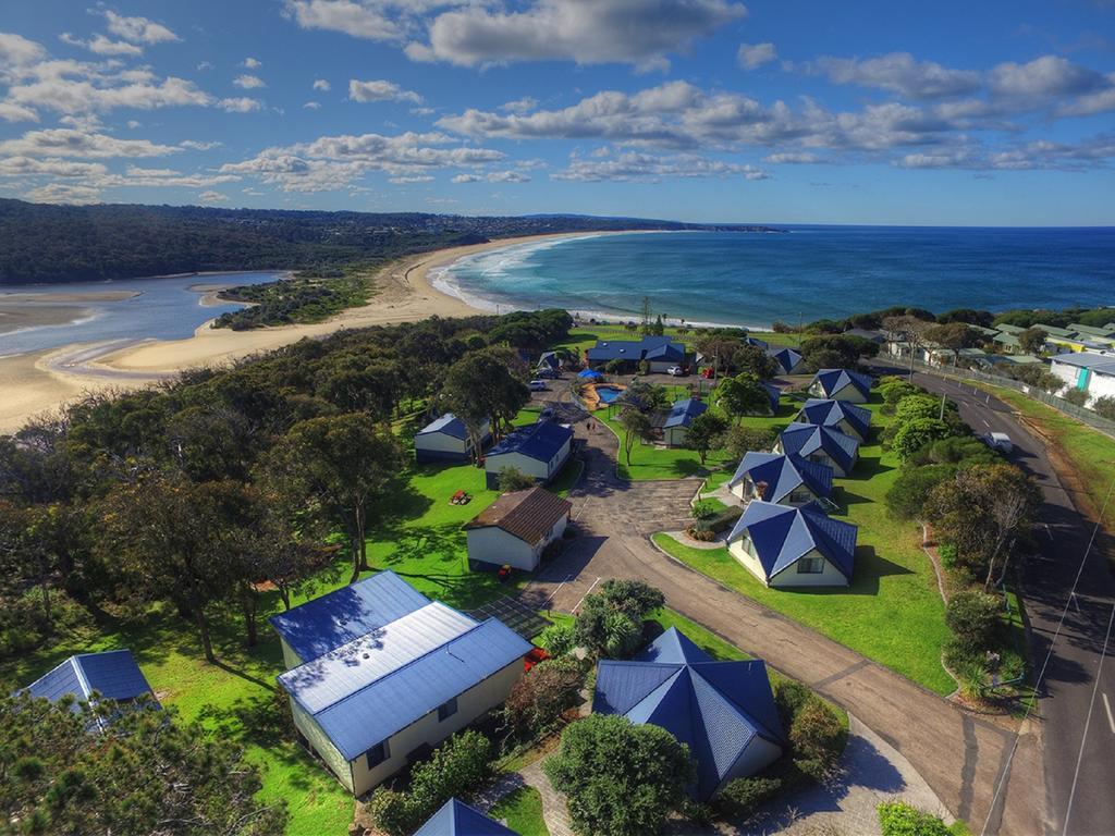 Beach Cabins Merimbula Exteriör bild