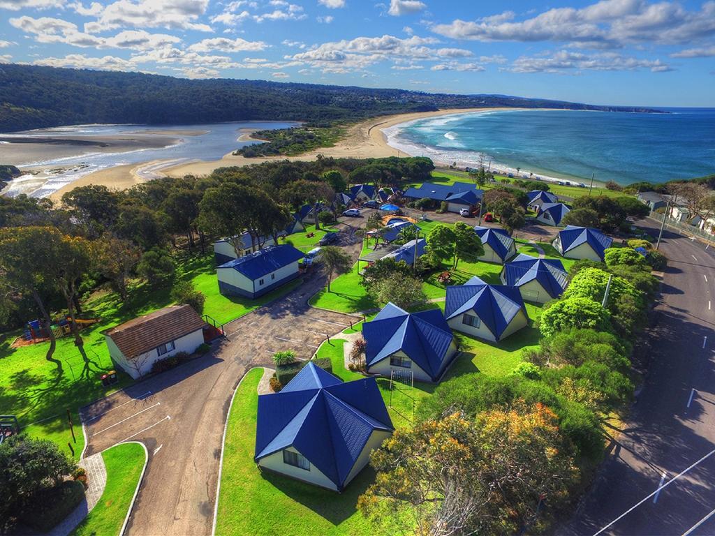 Beach Cabins Merimbula Exteriör bild